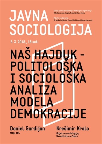 Javna sociologija - Naš Hajduk – politološka i sociološka analiza modela demokracije
